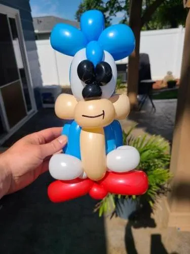 Party balloons and smiles